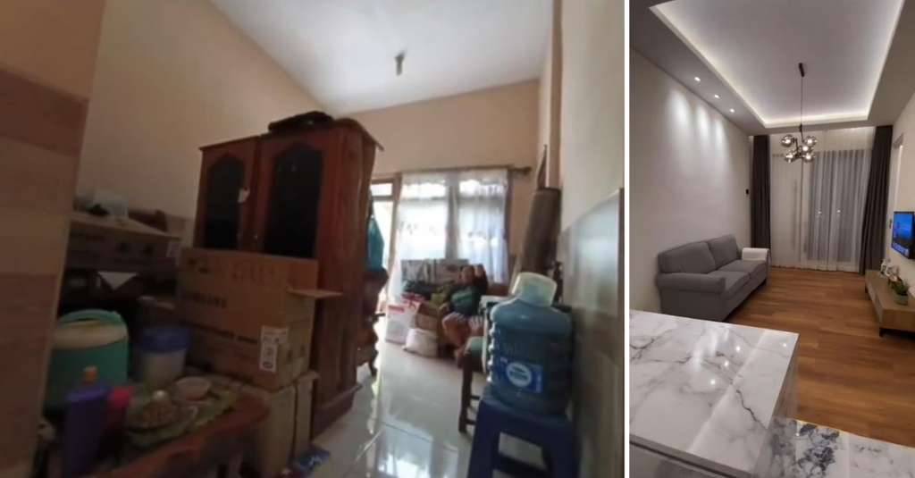 Renovasi rumah kayak kandang ayam.