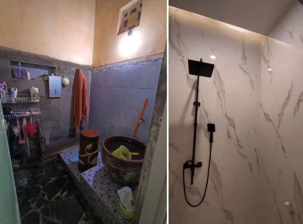 Renovasi rumah kayak kandang ayam.