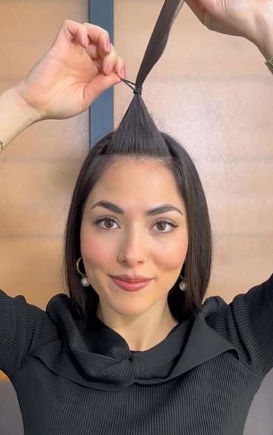 Membuat Rambut Berponi