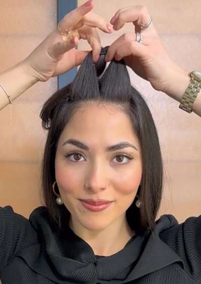 Membuat Rambut Berponi