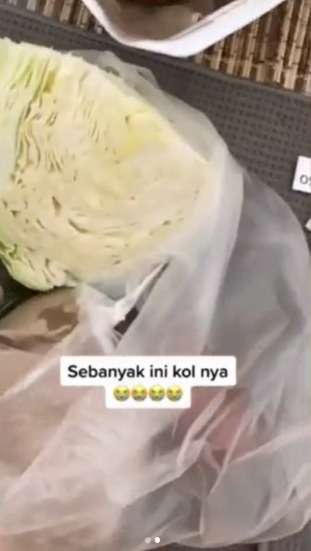 Pesan Pecel Ayam di Ojol Minta Lalapan di Banyakin, Pas Datang Isinya Bikin Melongo