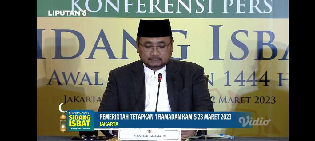 Menteri Agama Yaqut Cholil Qoumas