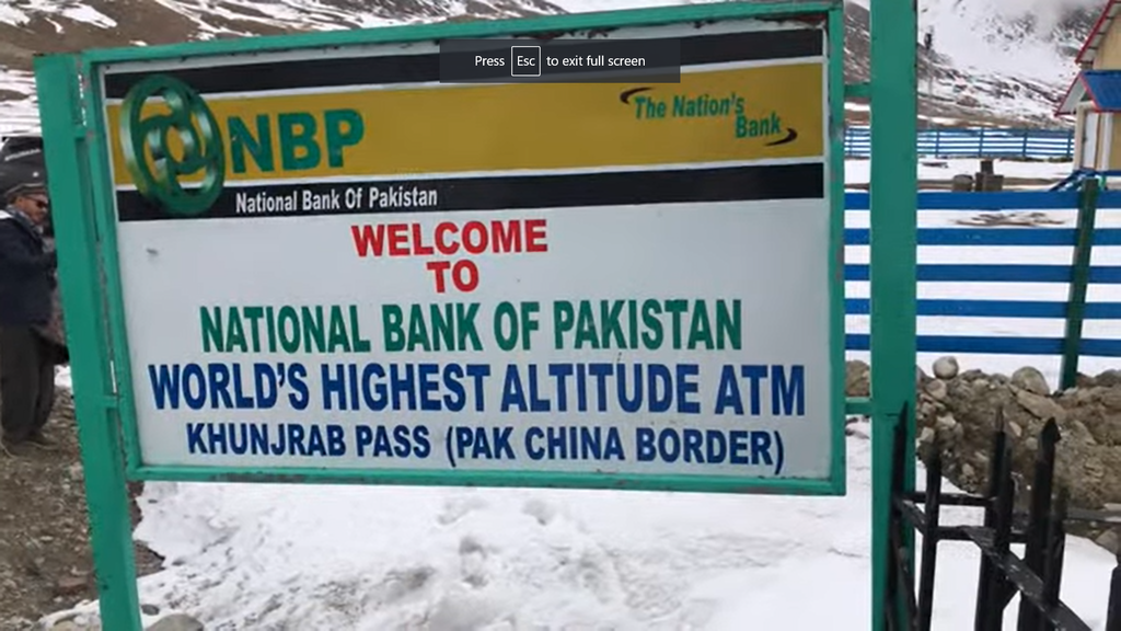 atm Khunjerab Pass