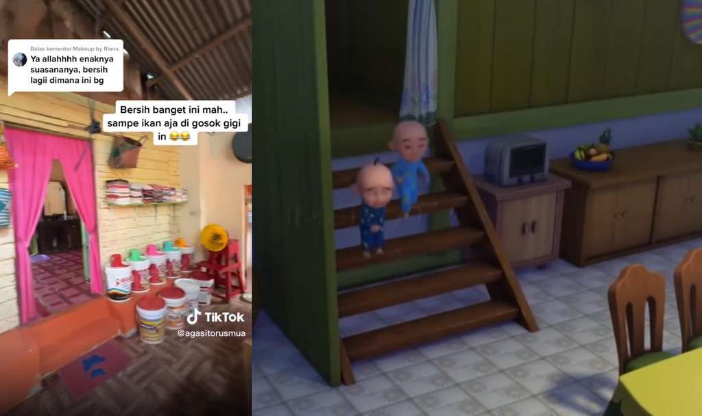 Dapur bersih dan rapi sering dikira dapur rumah Upin dan Ipin.