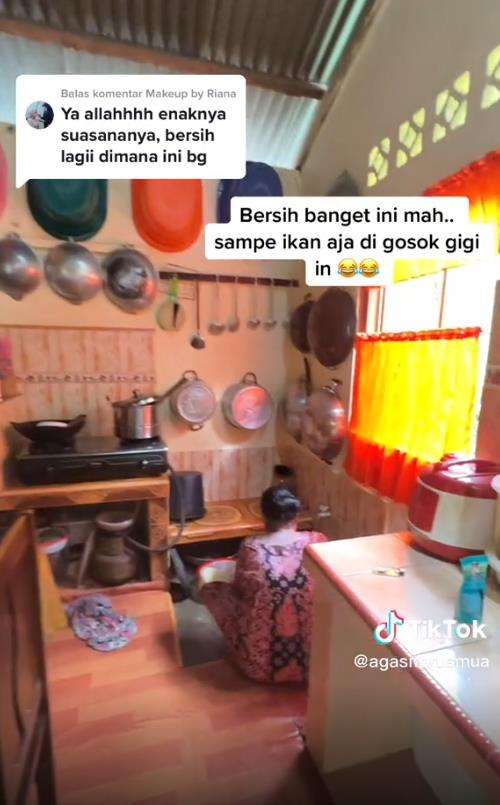 Dapur bersih dan rapi sering dikira dapur rumah Upin dan Ipin.