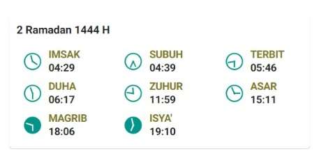 jadwal buka