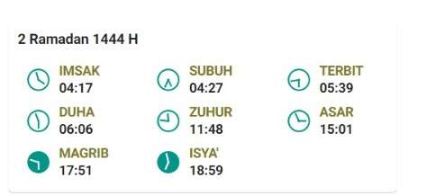 jadwal buka