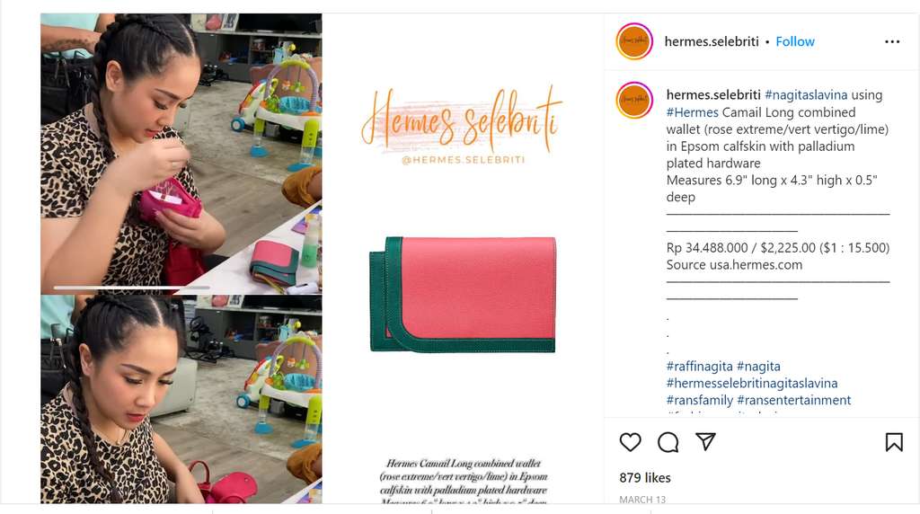 Dompet Nagita Slavina