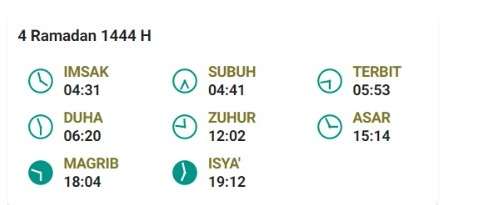 jadwal buka