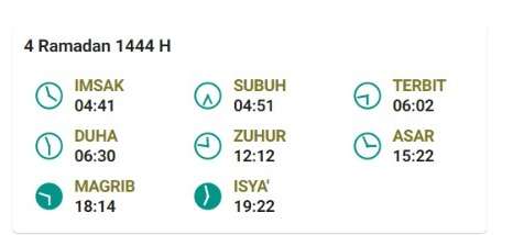 jadwal buka