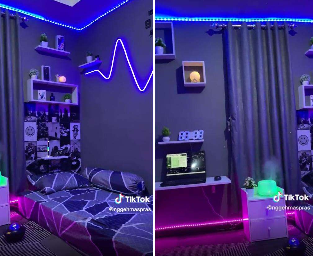 Makeover kamar cowok jadi simple, rapi dan estetik dengan budget minim.