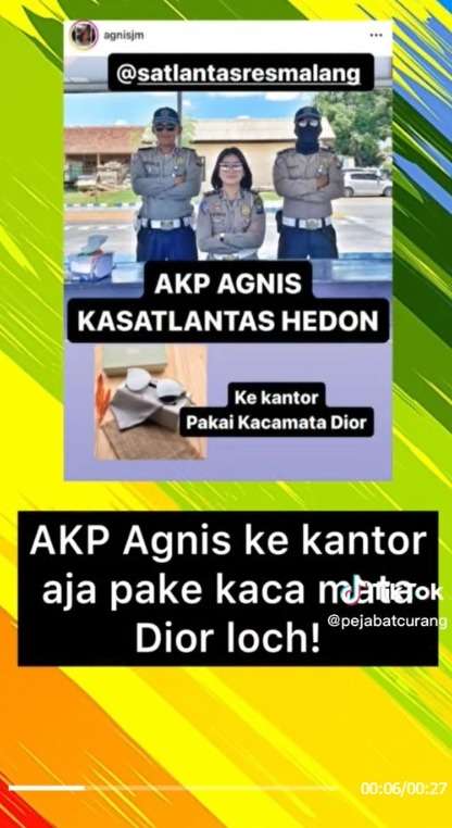 Viral Video Gaya Hidup Hedon Kasatlantas Polres Malang AKP Agnis Juwita