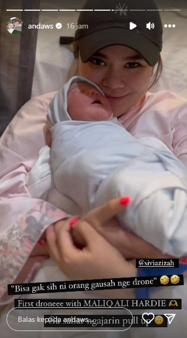 Sivia Azizah melahirkan anak pertama