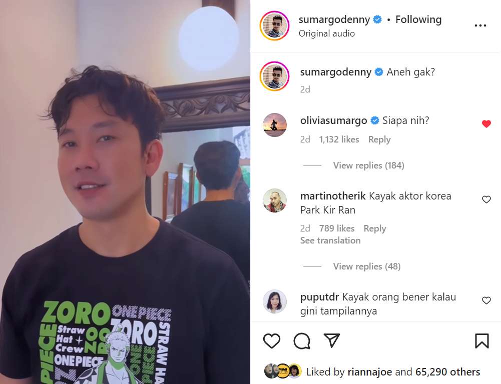 Penampilan Denny Sumargo