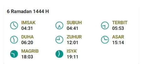 jadwal buka
