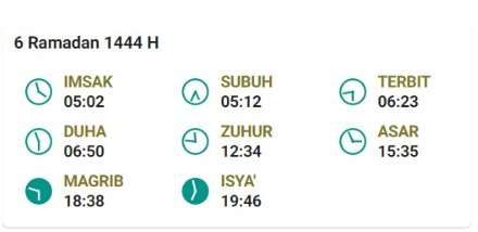 jadwal buka
