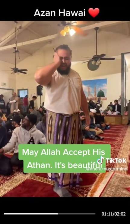 Masya Allah! Orang Hawaii Lantunkan Azan, Iramanya Unik Tidak Biasa
