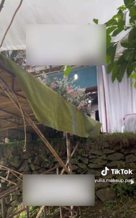 Viral panggung pelaminan acara pernikahan di Pati yang ekstrem.