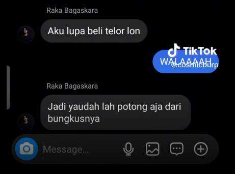 Menu makan sahur kocak.