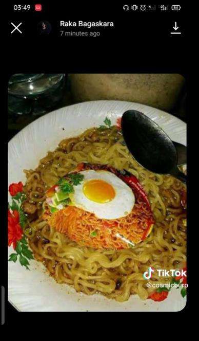 Menu makan sahur kocak.