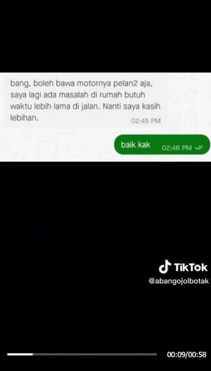 Abang Ojol Jadi Support System Temani Penumpangnya Healing Jalan-Jalan, Banjir Pujian Warganet
