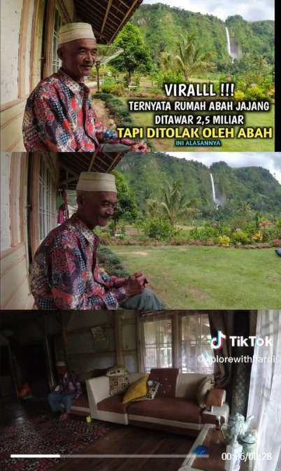 Rumah Pemandangan Indah Bagai di Negeri Dongeng, Pernah Ditawar 2,5 Miliar Namun Ditolak Seorang Kakek Pemiliknya