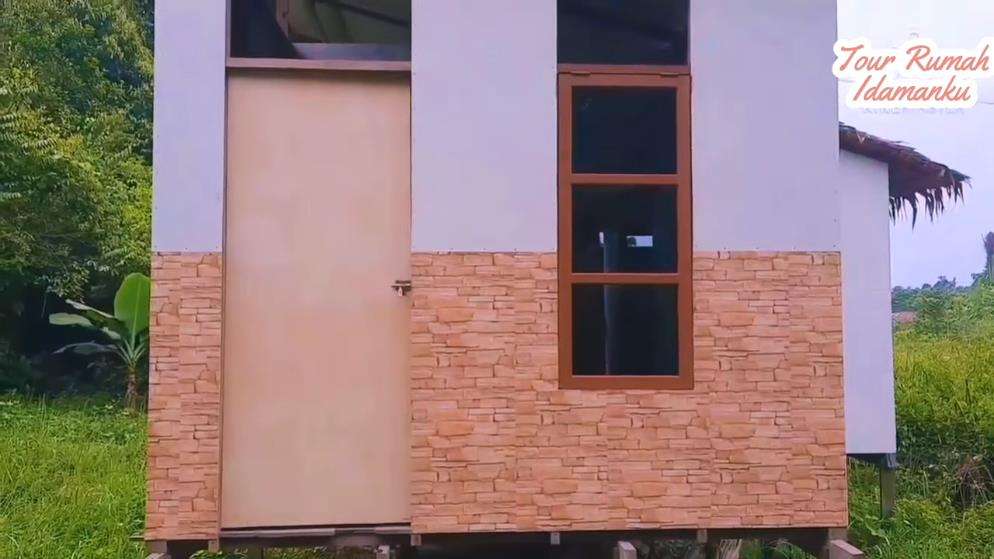 Bangun rumah mungil minimalis cuma habis Rp10 juta.