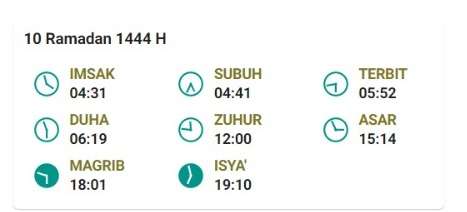 jadwal buka