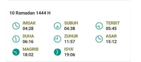 jadwal buka