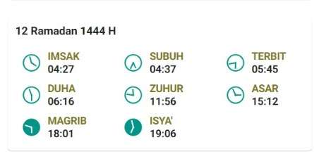 jadwal buka