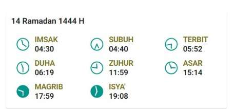 jadwal buka