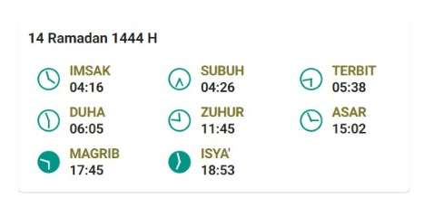 jadwal buka