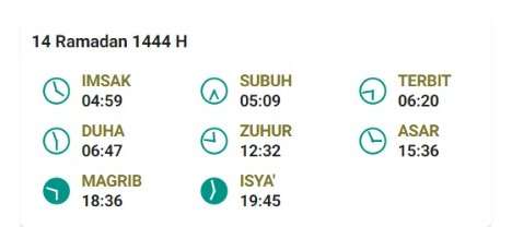 jadwal buka