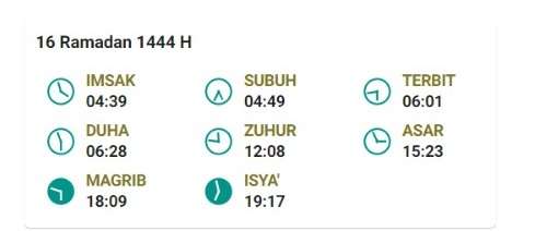 jadwal buka