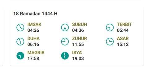 jadwal buka