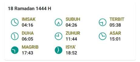 jadwal buka