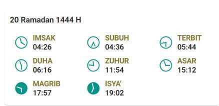 jadwal buka