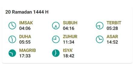 jadwal buka
