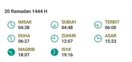 jadwal buka
