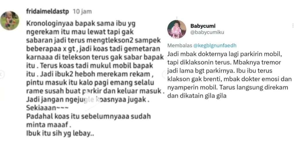 Kronologi Koas Marah-Marah, Masalah Parkir Diklakson Terus Menerus