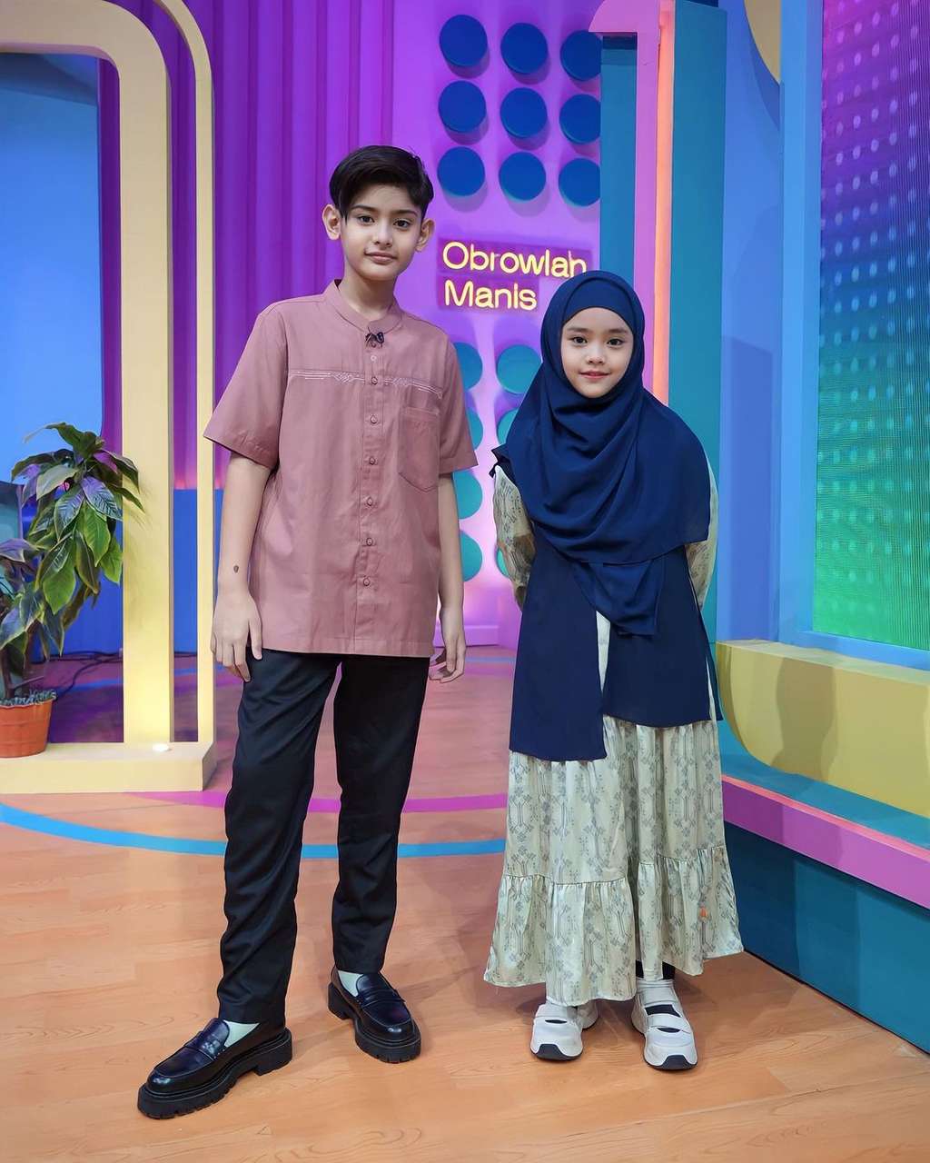 Potret Maryam dan King Faaz