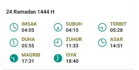 jadwal buka