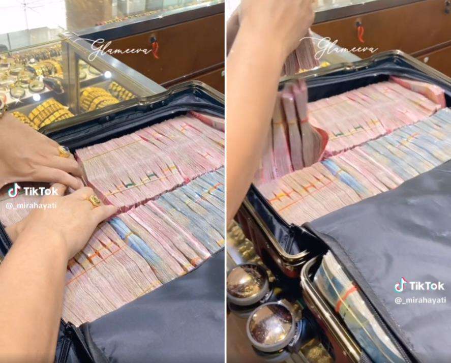 Usai beli tas emas, emak Makassar kini beli kalung Rp418 juta.