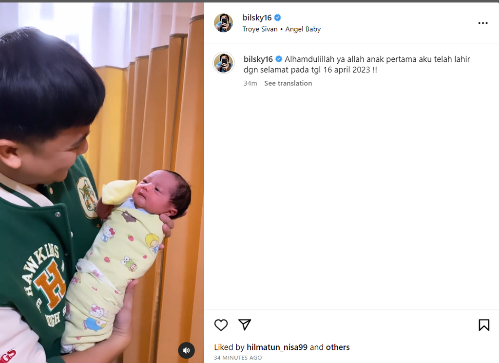 Unggahan Billy Syahputra