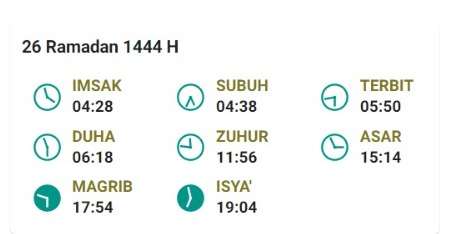 jadwal buka