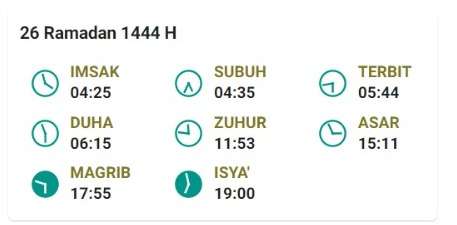 jadwal buka