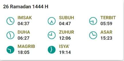jadwal buka