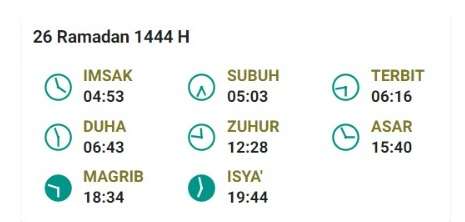 jadwal buka