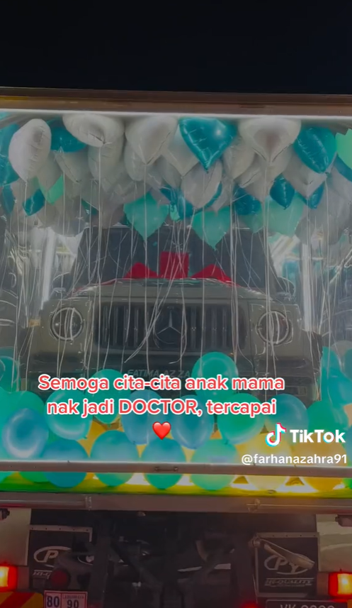 hadiah mobil untuk fatima