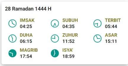jadwal buka